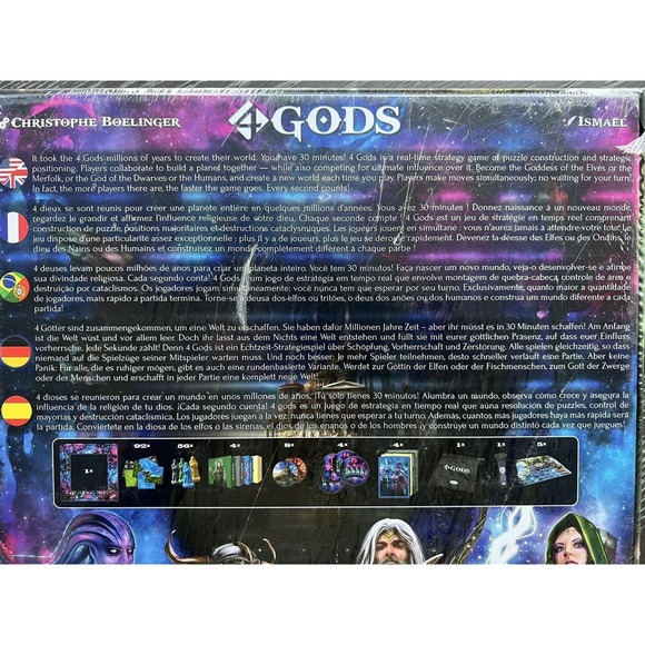 4 Gods Board Game by Christophe Boelinger 2016 Ludically, New and Sealed - Picture 4 of 8